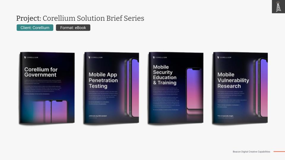 Corellium: Solution Briefs